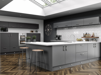 Vivo Matt Dust Grey kitchen doors