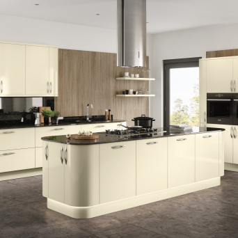 Vivo Gloss Ivory Kitchen