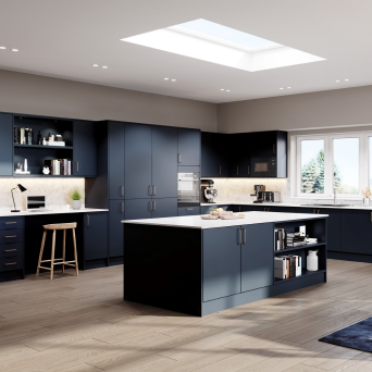 Vivo Matt Indigo Blue Kitchen