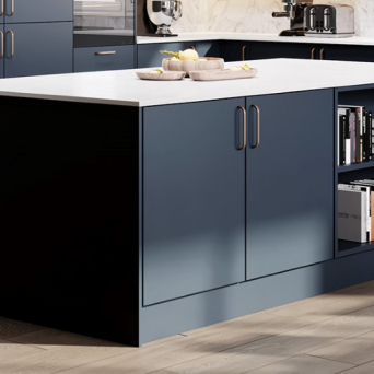 Vivo Matt Indigo Blue Kitchen details