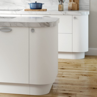 Vivo Matt White Kitchen details