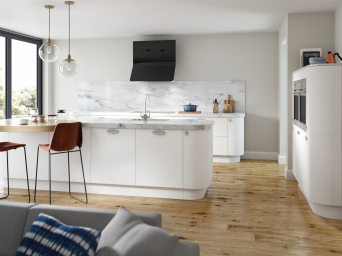 Vivo Matt White kitchen doors