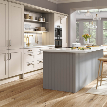 Wilton Oakgrain Dust Grey Kitchen