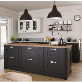 Wilton Oakgrain Graphite Kitchen