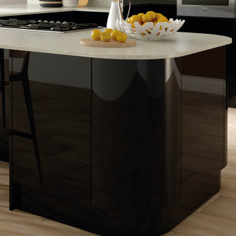Zurfiz Ultragloss Black Kitchen details