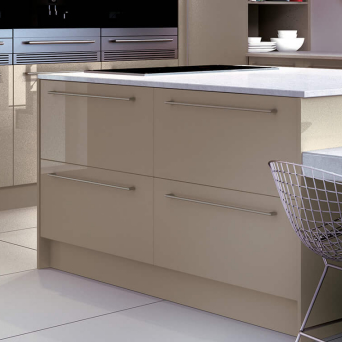 Zurfiz Ultragloss Metallic Champagne Kitchen details