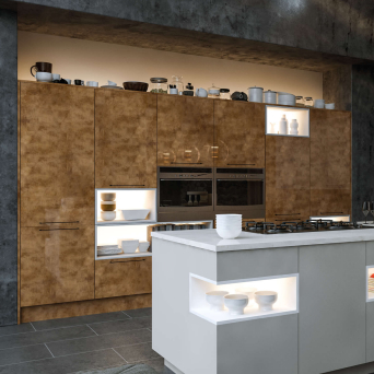 Zurfiz Ultragloss Copperleaf Kitchen