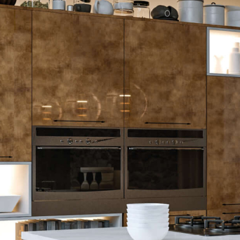 Zurfiz Ultragloss Copperleaf Kitchen details