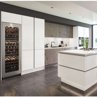 Zurfiz Ultragloss Glacier White Kitchen