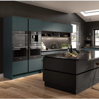 Zurfiz Serica Matt Kombu Green Kitchen