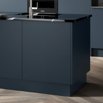 Zurfiz Serica Matt Indigo Blue Kitchen details