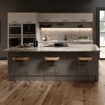 Zurfiz Serica Matt Taupe Kitchen
