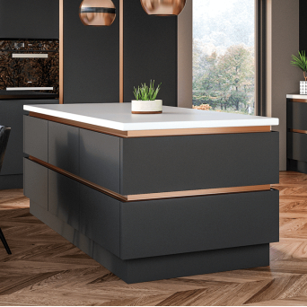 Zurfiz Supermatt Graphite Kitchen details