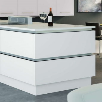 Zurfiz Supermatt White Kitchen details