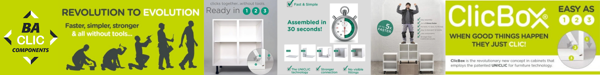 Clicbox Kitchen units product Banner